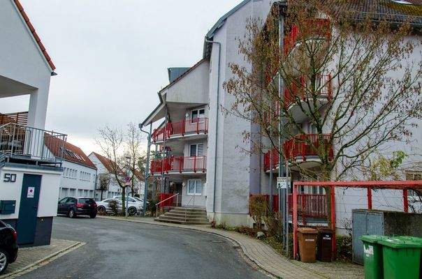 Zugang zur Wohnanlage