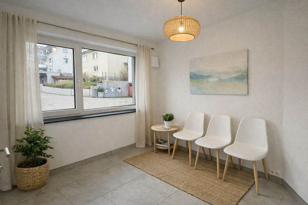 Zimmer 1 Wartebereich visualisiert