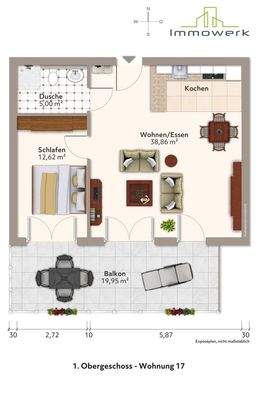 Grundriss Wohnung 17