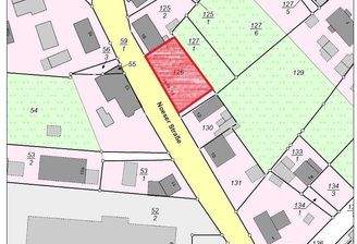 Titelbild - Karte mit Grundstückseinzeichnungerung