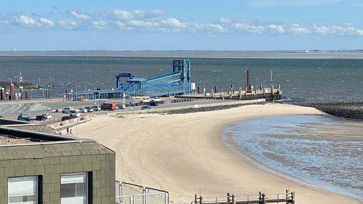 Blick zum Fähranleger