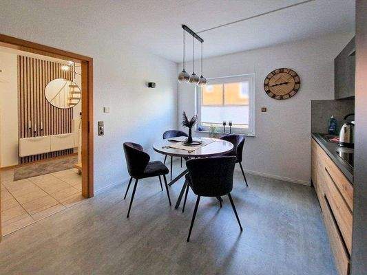 Küche mit Einbauküche Gästewohnung