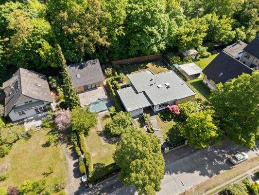 Luftbild mit Nachbarschaft