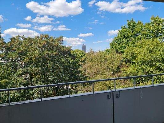 Ausblick vom Balkon