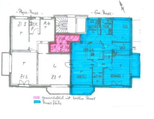 Grundriss (aktuelle Aufteilung)