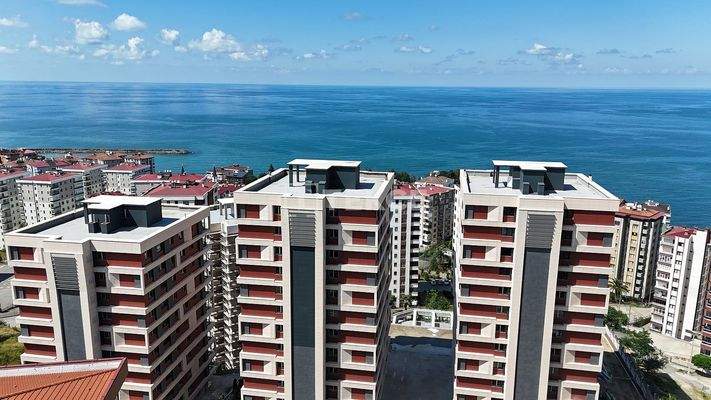 Furnished Flats in Yıldızlı Akcaabat with Sea View