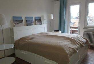 Bett im Wohn-/Schlafraum