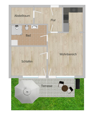 Raumaufteilung Wittmann 2023 
