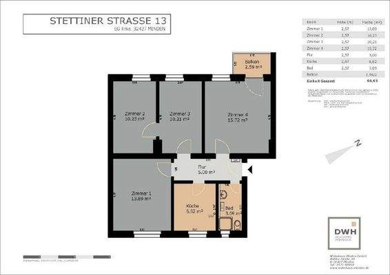 VE 26038  Stettiner Str 13   EG li