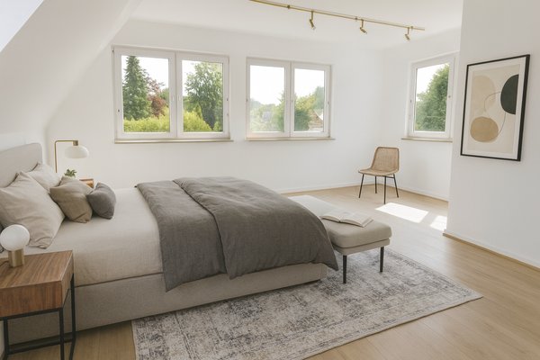 Schlafzimmer Sanierungsbeispiel