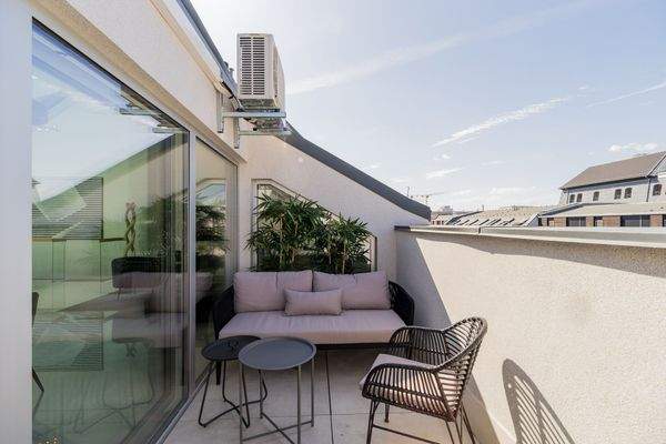 Terrasse mit Nordwestausrichtung