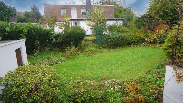 der Blick in den Garten