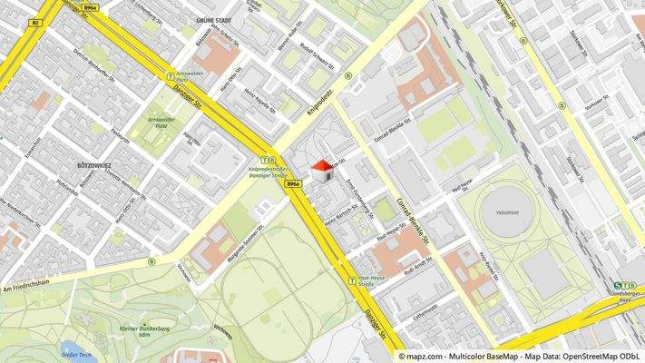 Geolyzer Kartenausschnitt