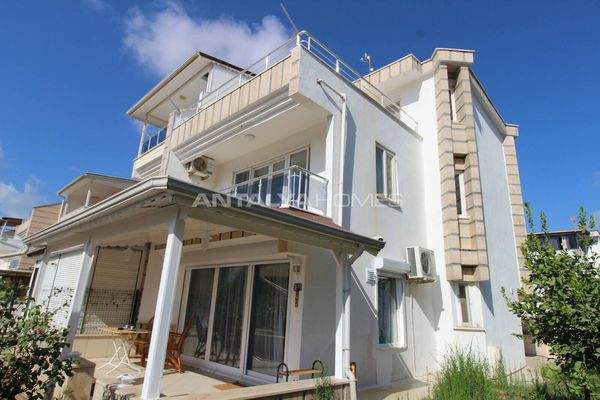 Furnished Semi-Detached Villa with Private Garden in Belek Antalya