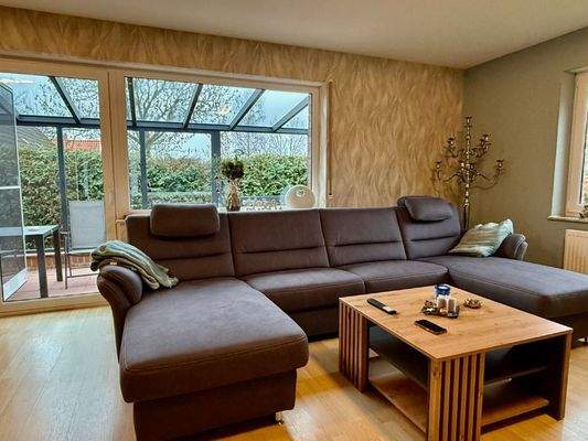 Wohnzimmer mit Terrassenzugang