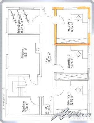 Plan Homeoffice 3 zu Whg Top 2