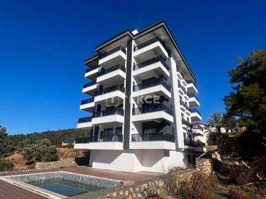 City View Apartments in a Central Location in Alanya Avsallar