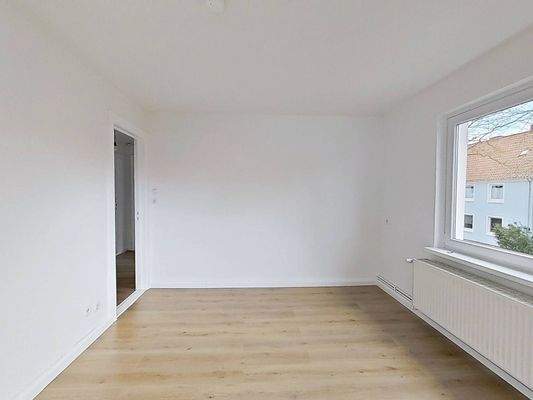 Ansicht II: Wohn- und Esszimmer