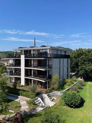 Blick auf das Gebäude