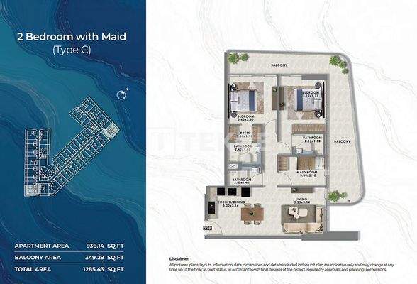 Luxury Lakeside Apartments in Dubai with 1% Monthly Payment Plan