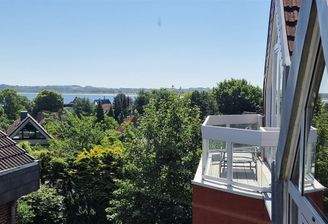 Küchenbalkon mit kleinem Meerblick