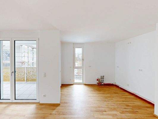 Wohn- und Essbereich (Musterwohnung)
