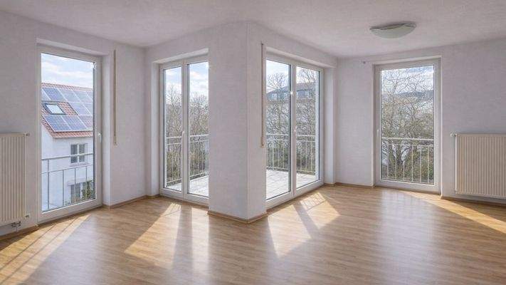 Wohnzimmer (leer visualisiert)