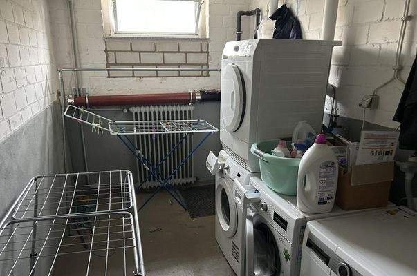 Stellplatz für Waschmaschine