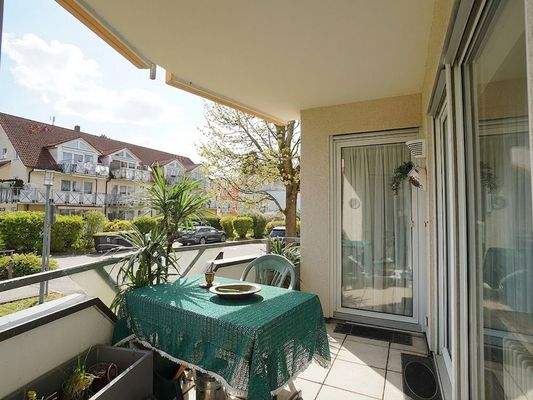 Balkon vor der Küche