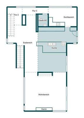 Grundriss Skizze 1.OG