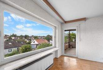 Ausblick im Wohnzimmer