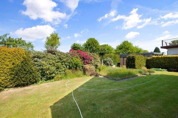 Garten hinter dem Haus