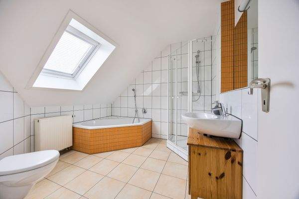 Badezimmer im Obergeschoss