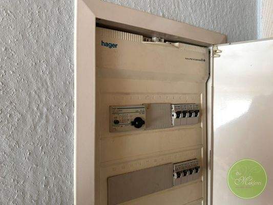 Stromkasten im OG.