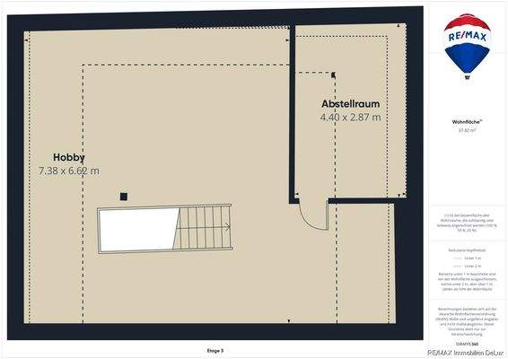 REMAX Immobilien DeLux Einfamilienhaus  Bebelsheim Grundrisse DG Mark Borowicz