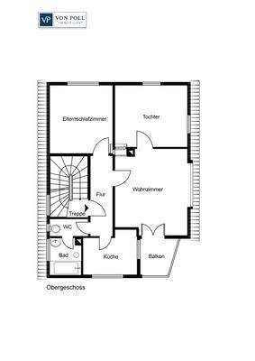 Grundriss Obergeschoss