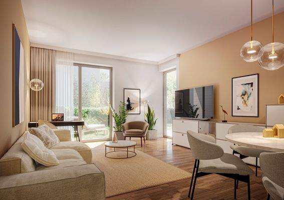 Wohnzimmer Visualisierung