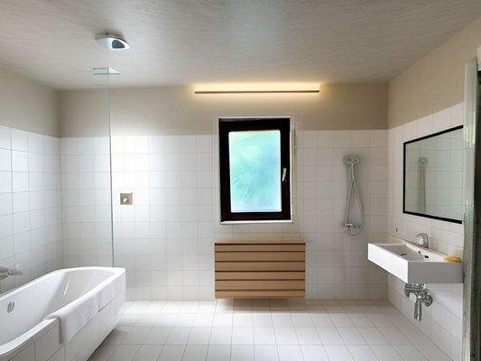 Badezimmer im EG KI konstruiert