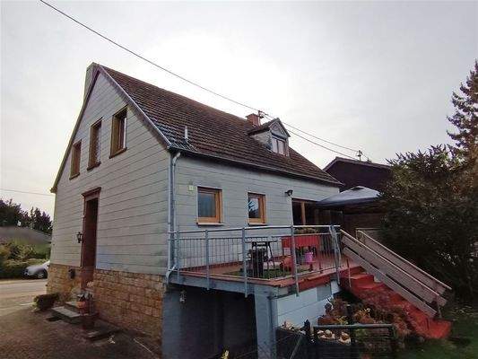 Rückansicht, Terrase