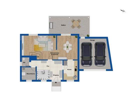 Grundriss - Erdgeschoss