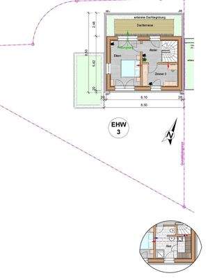 Dachgeschoss mit Variante Elternbad