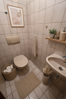 Gäste-WC - virtually staged