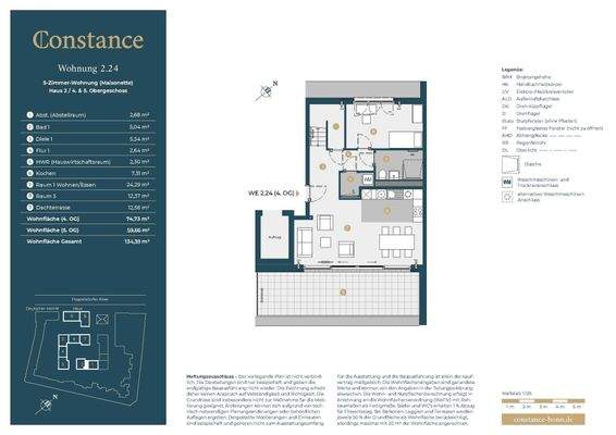 Grundriss WE 2.24 Ebene 1