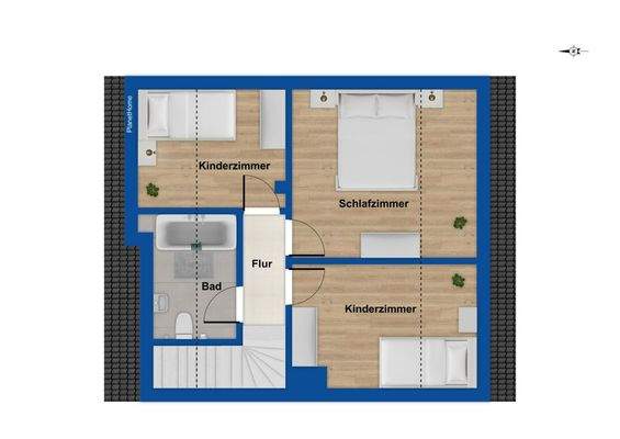 Grundriss Dachgeschoss