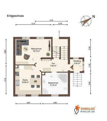 Grundriss Erdgeschoss