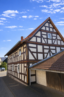 Fachwerkhaus Straßenseitig