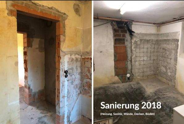 Sanierung im Jahr 2018