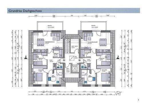 Grundriss Dachgeschoss, Whg. 6