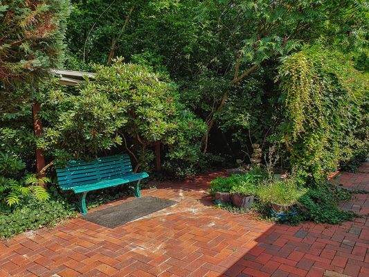 Sitzbereich vor der Terrasse