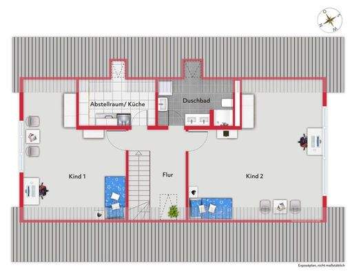 Grundriss Obergeschoss